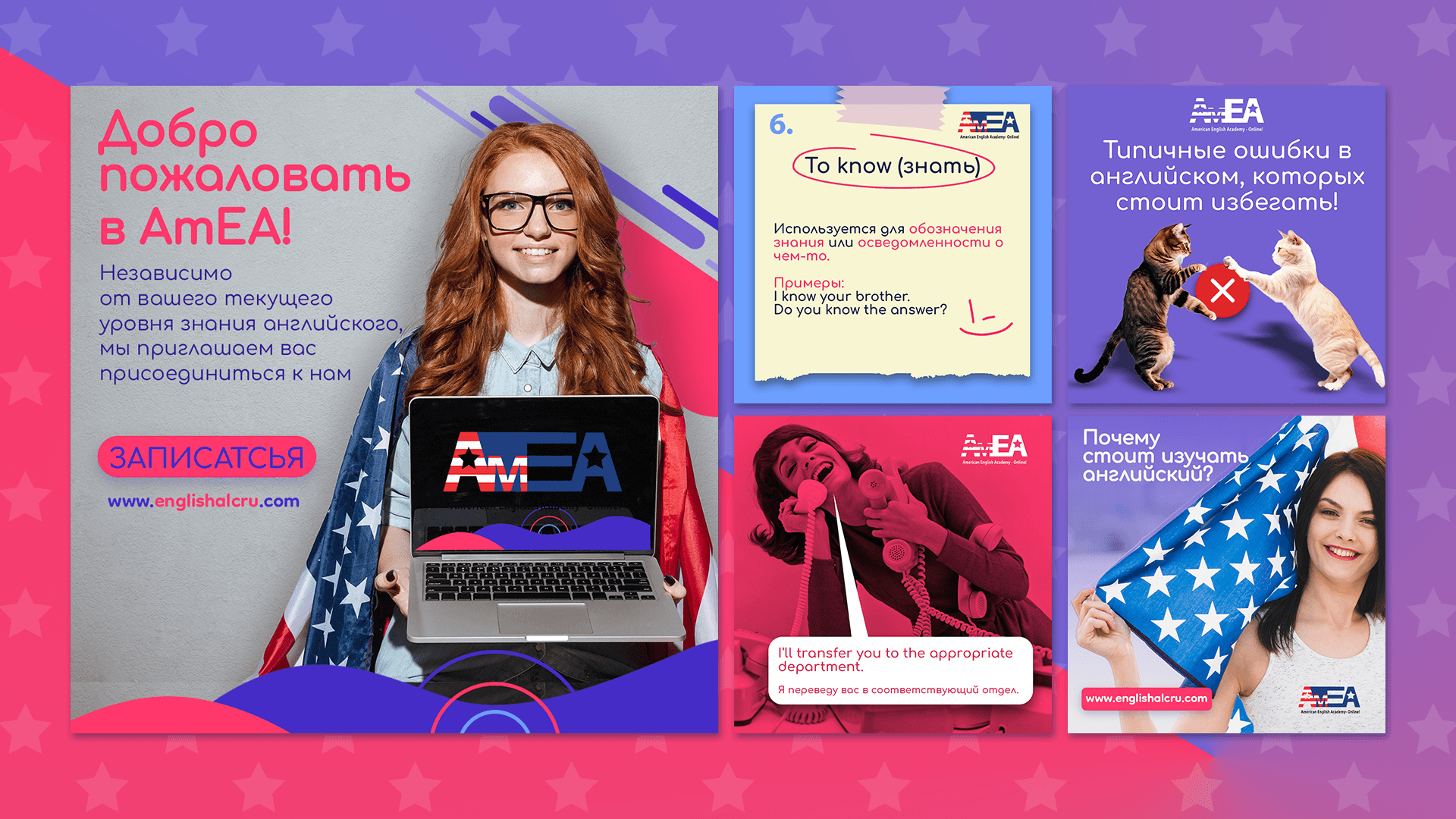 American English Academy Website